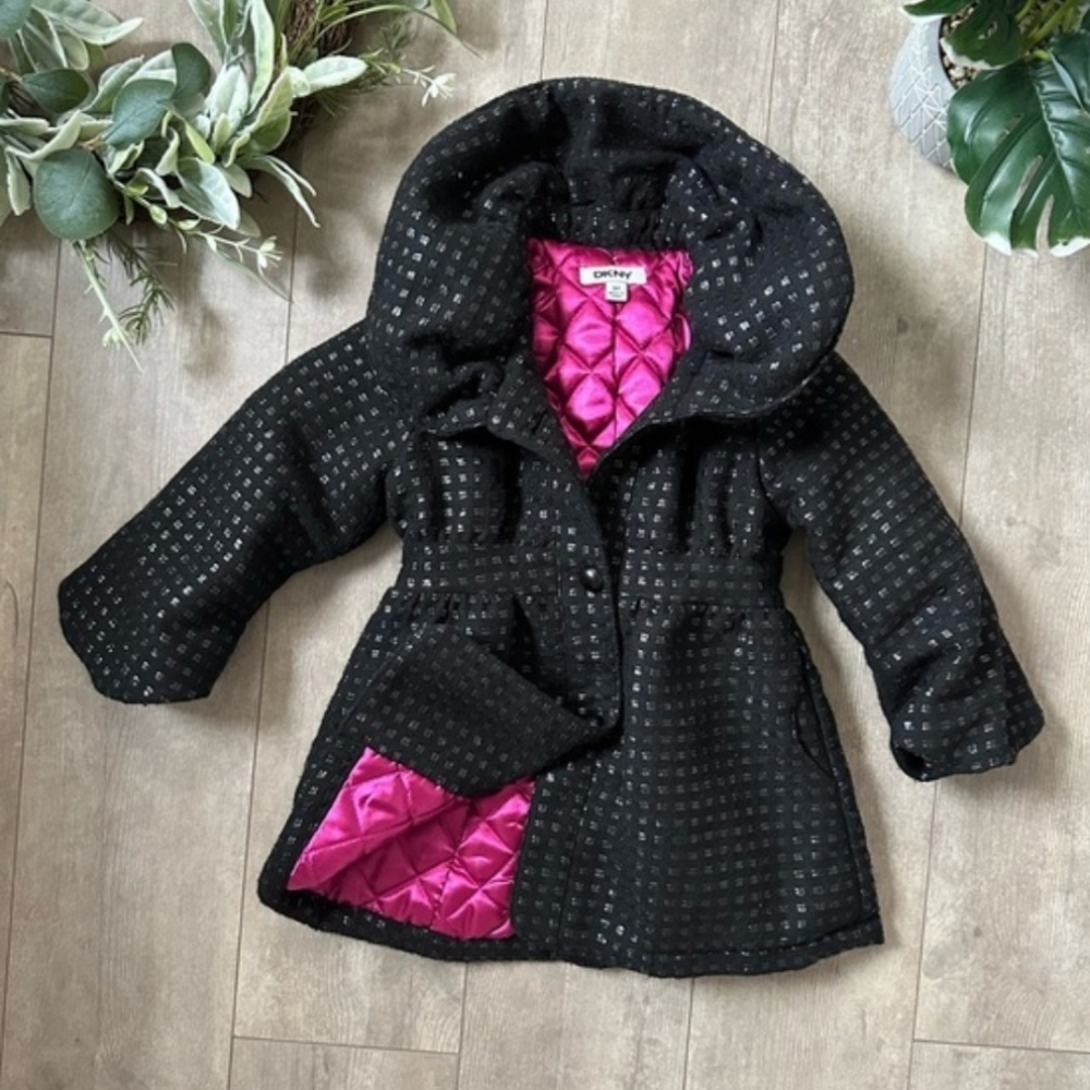 Vintage DKNY Toddler Girl’s Black Chic Fancy Coat Size 3
Was one of our favs.